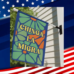 Abolish-ICE-Flag,-Chinga-La-Migra-Flag,-Political