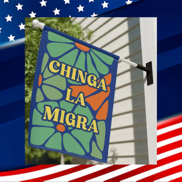 Abolish-ICE-Flag,-Chinga-La-Migra-Flag,-Political