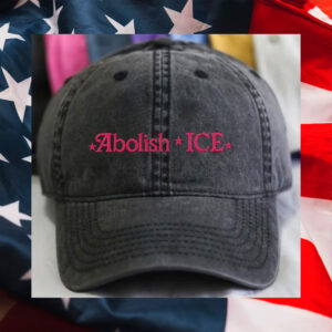 Abolish-ICE-Hat,-Embroidered-Abolish-ICE-Wash-Caps