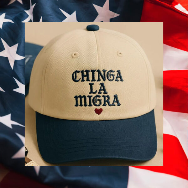 Abolish-ICE-Hat,-Embroidered-Chinga-La-Migra-Cap