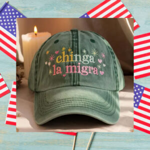 Abolish-ICE-Hat,-Embroidered-Chinga-La-Migra-Hats