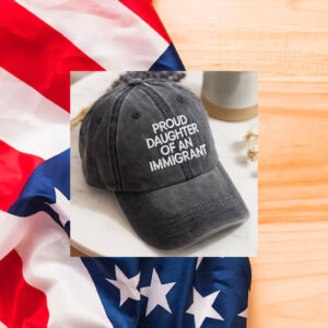 Abolish-ICE-Hat,-Embroidered-Proud-Daughter-of-an-Immigrant-Hats