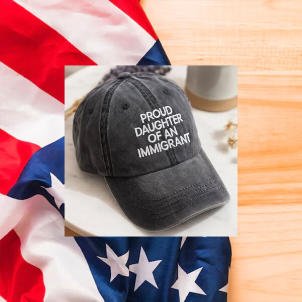 Abolish-ICE-Hat,-Embroidered-Proud-Daughter-of-an-Immigrant-Hats