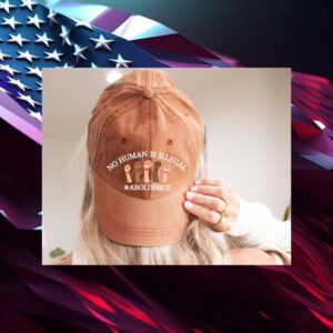 Abolish-ICE-Hat,-No-Human-Is-ILLEGAL-ABOLISHICE-Cap