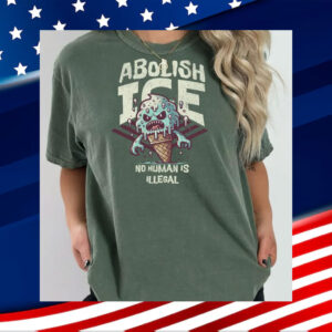 Abolish-ICE-Hat,-No-Human-Is-Illegal-Shirt