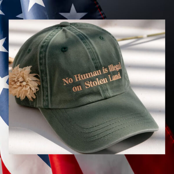 Abolish-ICE-Hat,-No-One-Is-Illegal-On-Stolen-Land-Hat