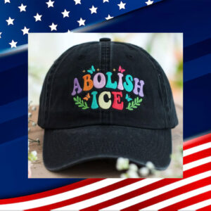 Abolish-ICE-Hat,-Rainbow-Caps