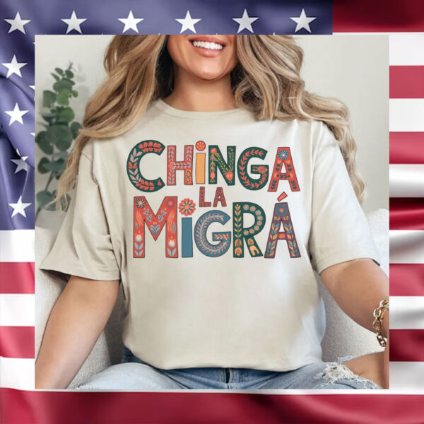 Abolish-ICE-Shirt,-Chinga-La-Migra,-Anti-ICE-Tee-american
