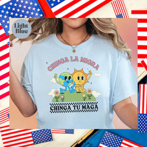 Abolish-ICE-Shirt,-Chinga-La-Migra-Groovy-Tee-american