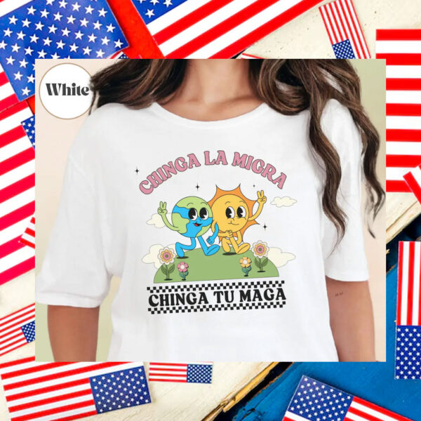 Abolish-ICE-Shirt,-Chinga-La-Migra-Groovy-Tee-us