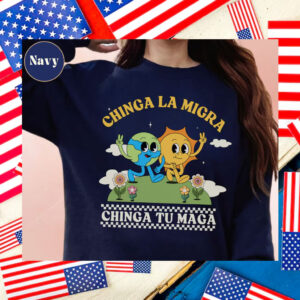 Abolish-ICE-Shirt,-Chinga-La-Migra-Groovy-Tee-usa