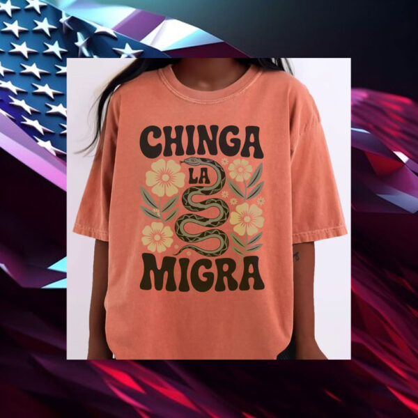 Abolish ICE Shirt, Chinga La Migra T-Shirts - Image 9