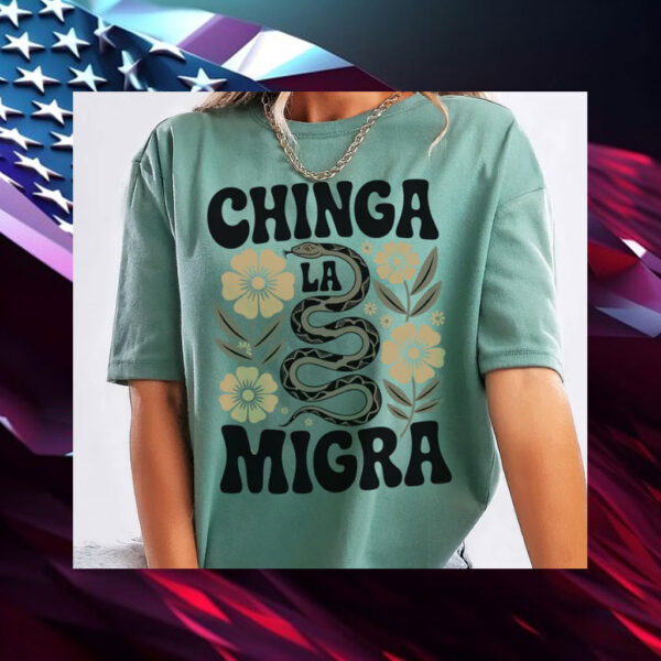 Abolish-ICE-Shirt,-Chinga-La-Migra-T-Shirt-american