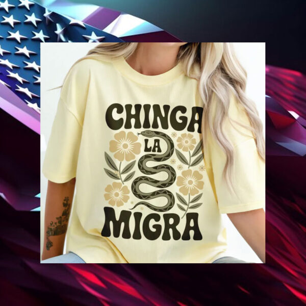Abolish-ICE-Shirt,-Chinga-La-Migra-T-Shirt-us