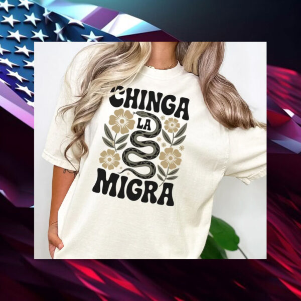 Abolish-ICE-Shirt,-Chinga-La-Migra-T-Shirts-america