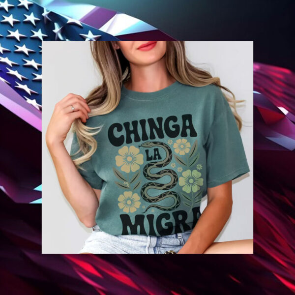 Abolish-ICE-Shirt,-Chinga-La-Migra-T-Shirts-us