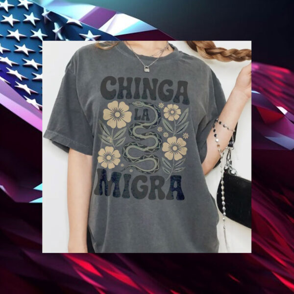 Abolish-ICE-Shirt,-Chinga-La-Migra-T-Shirts-usa