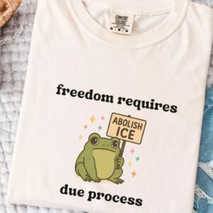 Abolish ICE Shirt, Frog Comfort Colors Shirts