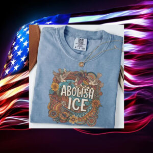Abolish-ICE-Shirt,-No-Human-Is-Illegal-Human-Rights-Shirt-usa