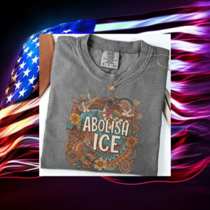 Abolish-ICE-Shirt,-No-Human-Is-Illegal-Human-Rights-Shirts