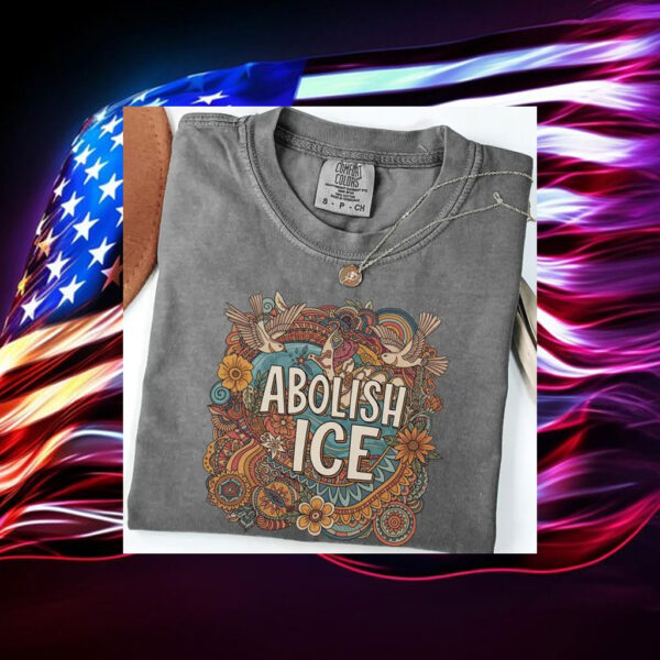 Abolish-ICE-Shirt,-No-Human-Is-Illegal-Human-Rights-Shirts