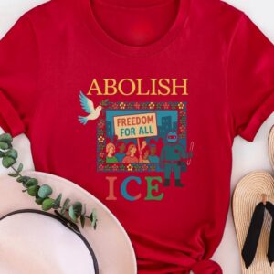 Abolish ICE Shirt, No Human Is Illegal Tee american