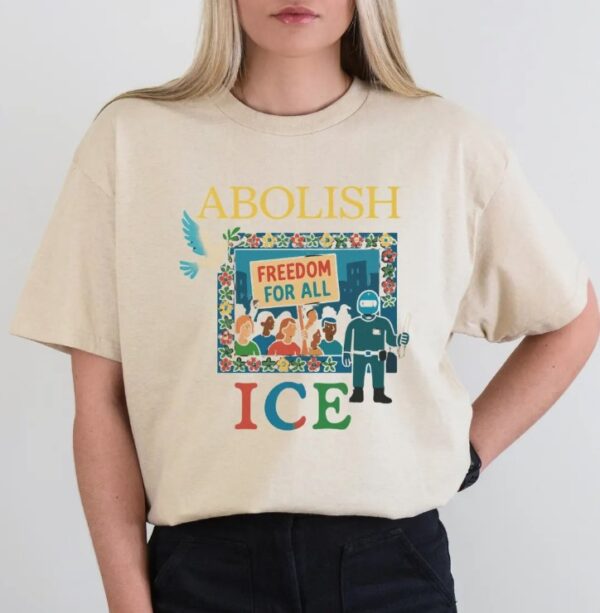 Abolish ICE Shirt, No Human Is Illegal Tee usa