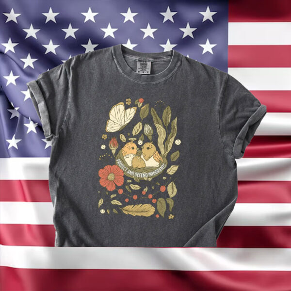 Abolish-ICE-Shirt,-Protect-And-Defend-Immigrants-Shirts