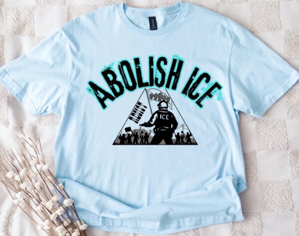 Abolish ICE T-Shirt, Immigrant LA Resist T-Shirt us
