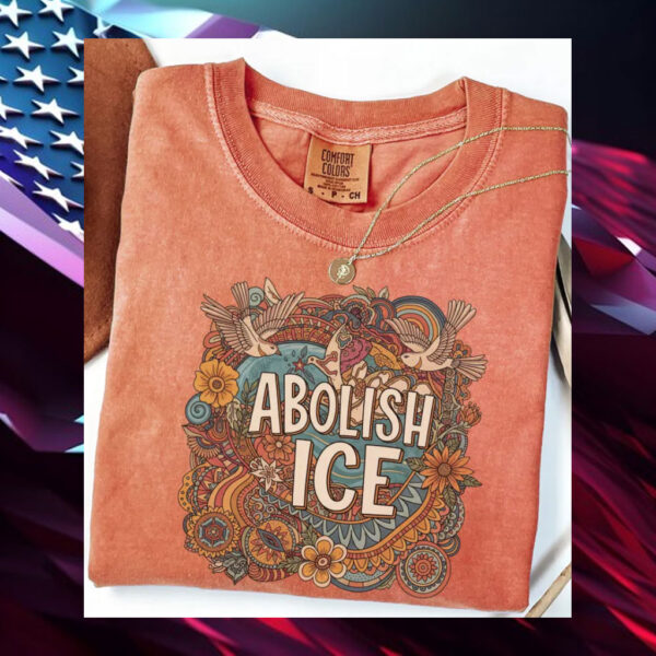 Abolish-Ice-Shirt,-No-Human-Is-Illegal-Human-Rights,-Anti-ICE-Tee-america
