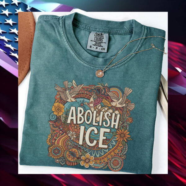 Abolish-Ice-Shirt,-No-Human-Is-Illegal-Human-Rights,-Anti-ICE-Tee-american