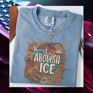 Abolish-Ice-Shirt,-No-Human-Is-Illegal-Human-Rights,-Anti-ICE-Tee-usa