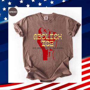 Abolish-Ice-Shirt,-No-Human-Is-Illegal-T-Shirt