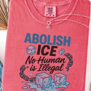Abolish Ice T-Shirt, No Human Is illegal Shirt america