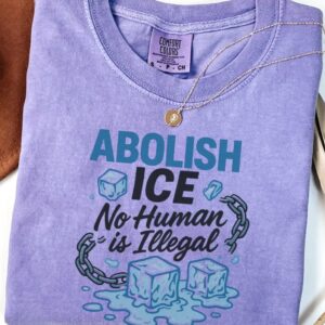Abolish Ice T-Shirt, No Human Is illegal Shirt usa